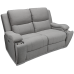 Manilla Fabric Reclining Loveseat